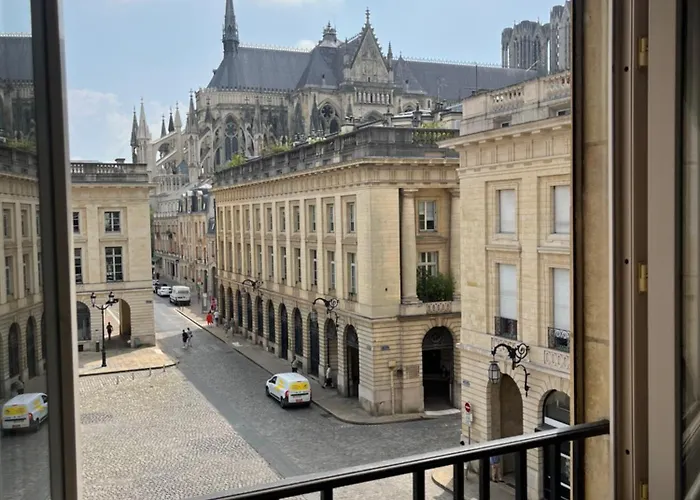 Royal Home, Hypercentre Reims Avec Vue Cathedrale